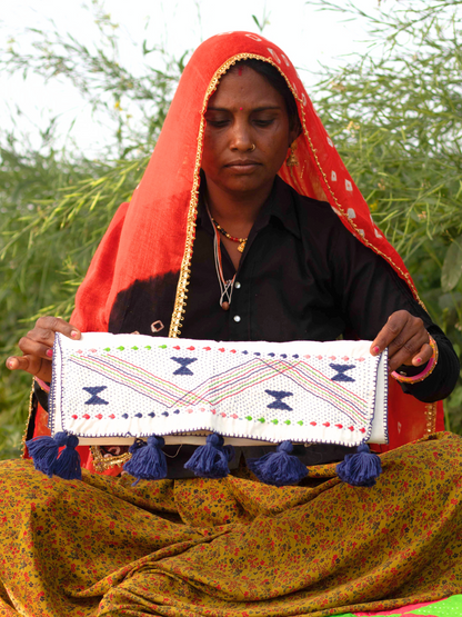 Neeli Damki Table Runner